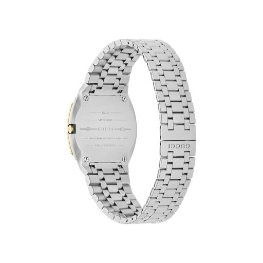 Gucci 25H Two Tone Steel 30mm Ladies Watch YA163502