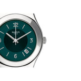 Swatch Middlesteel Quartz Watch YLS468G