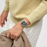Swatch Carbonic Green Quartz 43cm Watch YVS525