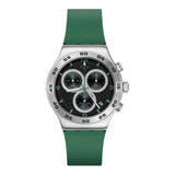 Swatch Carbonic Green Quartz 43cm Watch YVS525