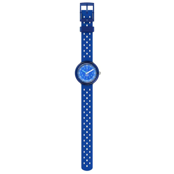 Swatch Flik Flak Fizz in Blue Quartz 31.85mm Watch FCNP002