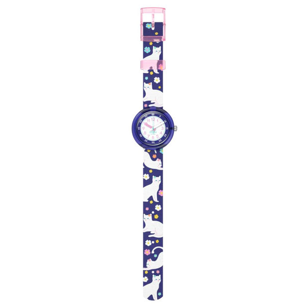 Swatch Flik Flak Fancy Cat Quartz 31.85mm Watch FPNP164