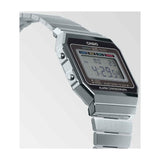 Casio Vintage Retro Digital Silver Steel Watch A700WE-1AEF