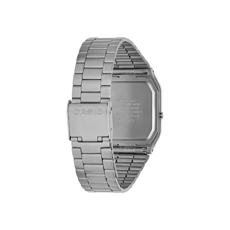 Casio Vintage Analogue-Digital Gold Steel Watch AQ-230GA-9DMQYE