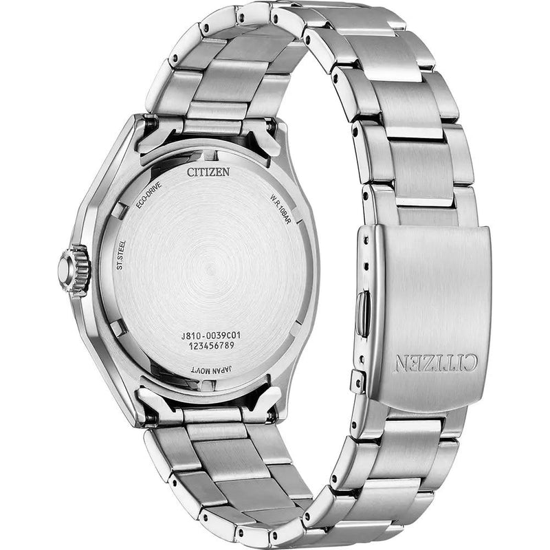 Citizen Eco-Drive Sport Steel Black Dial 41mm Watch AW1750-85E