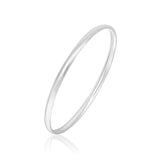 Sterling Silver Round Bangle