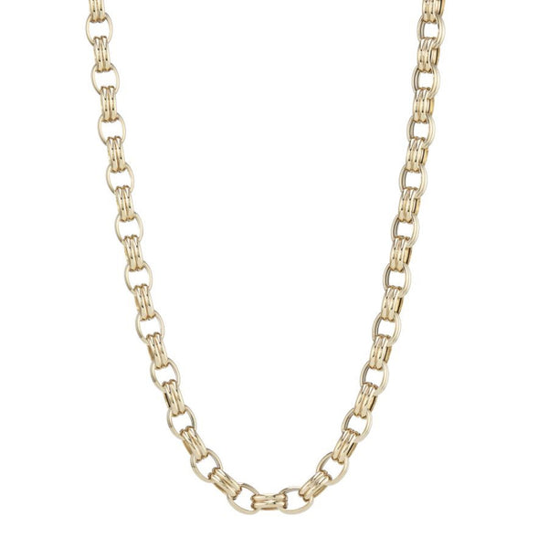 9ct Gold Double Belcher Chain Necklace
