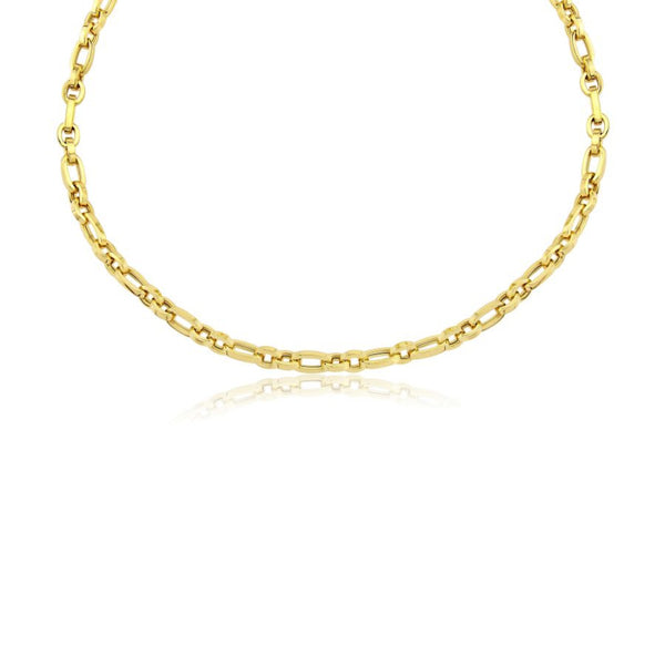 9ct Gold Oval Link Chain Necklace