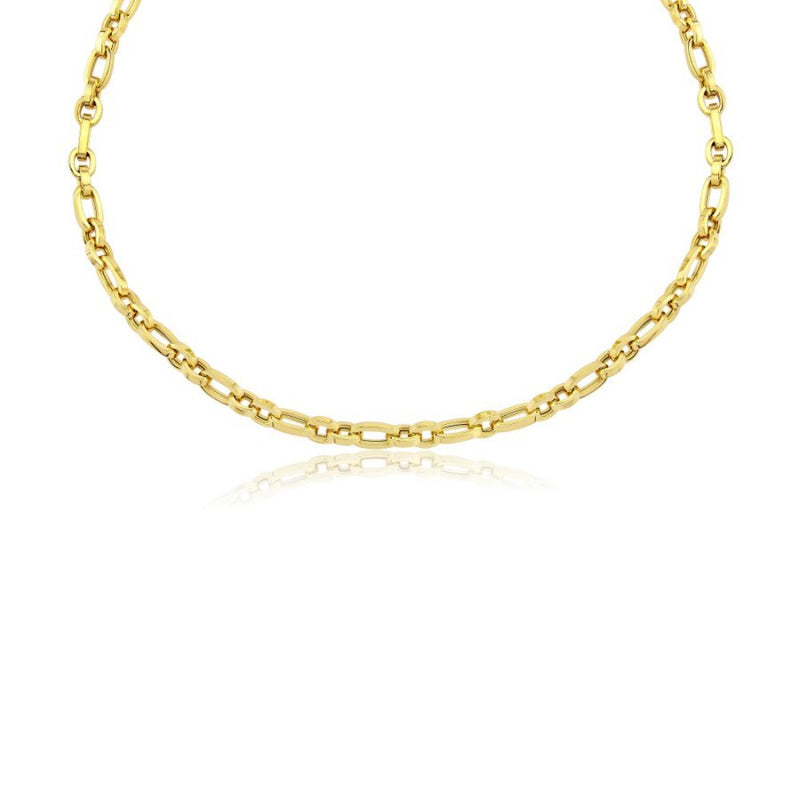 9ct Gold Oval Link Chain Necklace