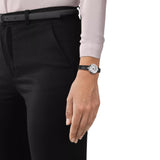 Tissot Bellissima Quartz Black Leather White Dial 26mm Watch T1260101601300