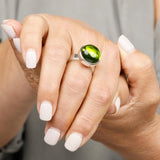 Maureen Lynch Balance Silver Peridot Ring