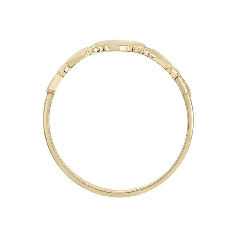 9ct Gold Large Claddagh Ring