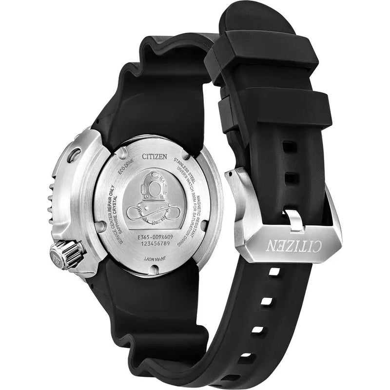 Citizen Promaster Diver Eco-Drive Silver Steel Black Polyurethane Strap 46mm Watch BN1024-01Z