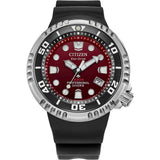 Citizen Promaster Diver Eco-Drive Silver Steel Black Polyurethane Strap 46mm Watch BN1024-01Z