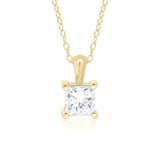 9ct Gold Lab Diamond Necklace