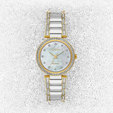 Citizen Silhouette Eco Drive Two Tone Steel Crystal 28mm Ladies Watch EM0844-58D