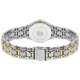Citizen Eco-Drive Two-Tone Steel White Dial 25mm Ladies Watch EW1264-50A