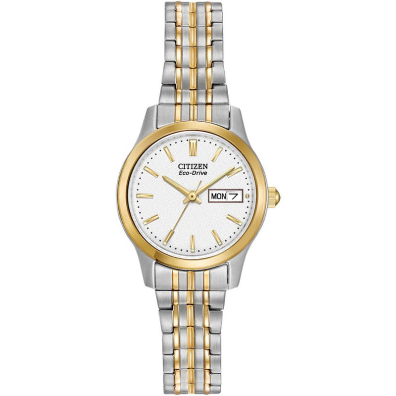 Citizen Eco Drive Stainless Steel Expandable Bracelet 25mm Ladies Watch EW3154-90A