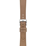 Tissot Stylist Quartz Silver Steel Light Brown Leather Strap 32mm Watch T1599091603100