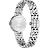 Citizen L Silhouette Eco Drive Silver Steel Mother of Pearl 28mm Ladies Watch EM0990-81Y