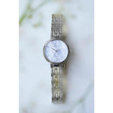 Citizen L Silhouette Eco Drive Silver Steel Mother of Pearl 28mm Ladies Watch EM0990-81Y