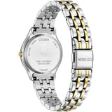 Citizen Silhouette Eco Drive Two Tone 26mm Diamond Watch EM1014-50E