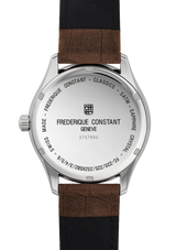 Frederique Constant Classics Index Steel Brown Leather Watch FC-220DGS5B6