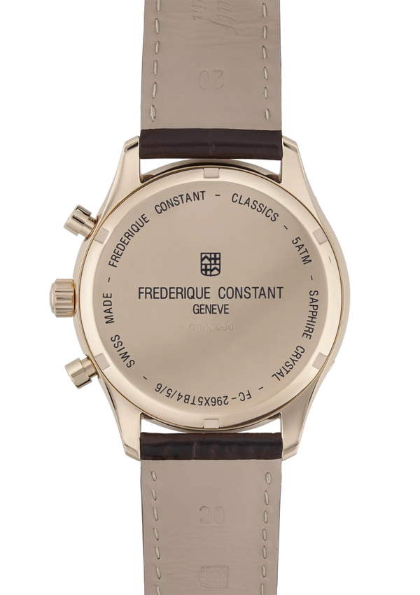 Frederique Constant Classics Chronograph Triple Calendar Mens Watch FC-296SW5B4