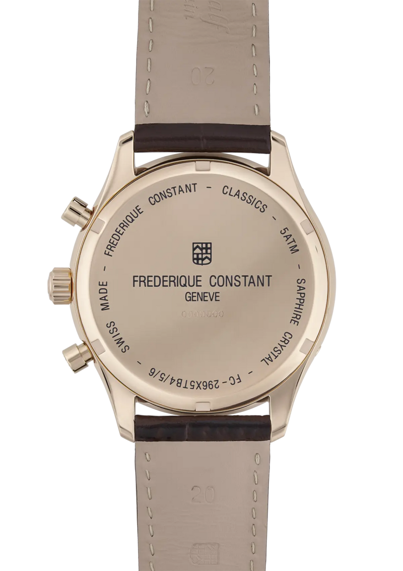 Frederique Constant Classics Chronograph Triple Calendar Watch FC-296SW5B4