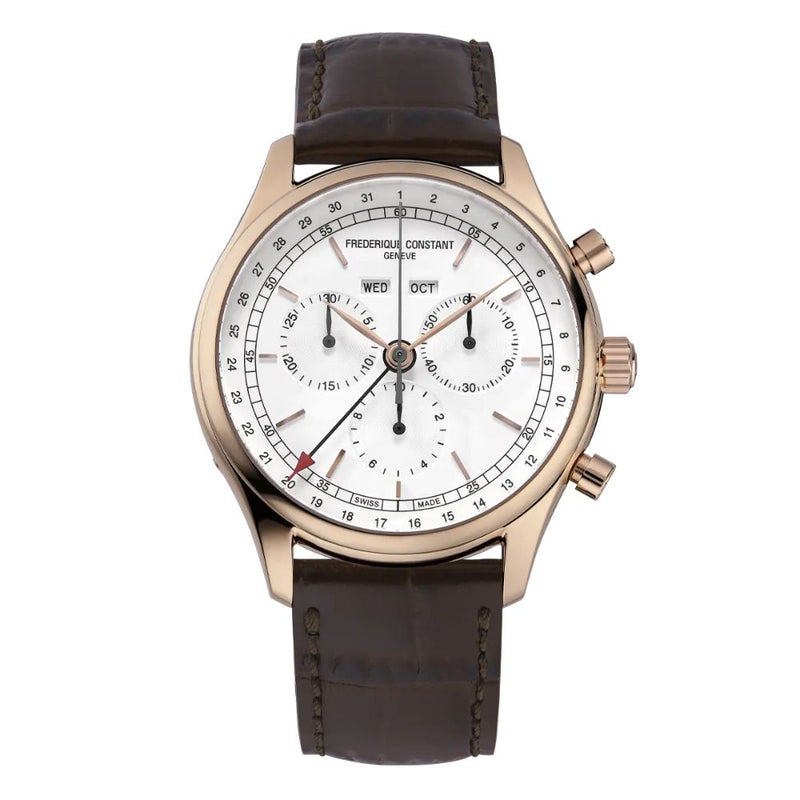 Frederique Constant Classics Chronograph Triple Calendar Mens Watch FC-296SW5B4