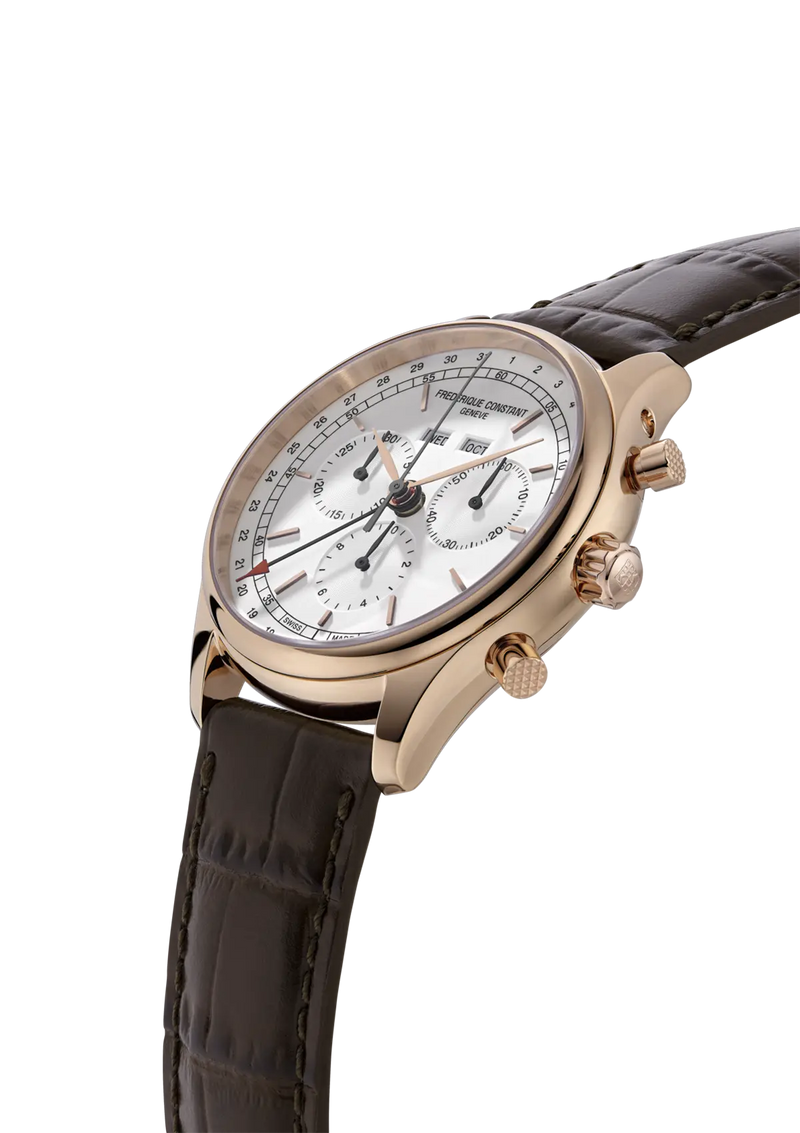 Frederique Constant Classics Chronograph Triple Calendar Watch FC-296SW5B4