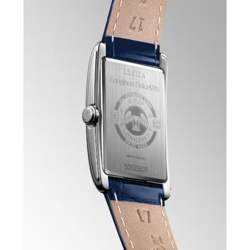 Longines Dolcevita Quartz 23.3mm x 37mm Navy Leather Watch L55124717