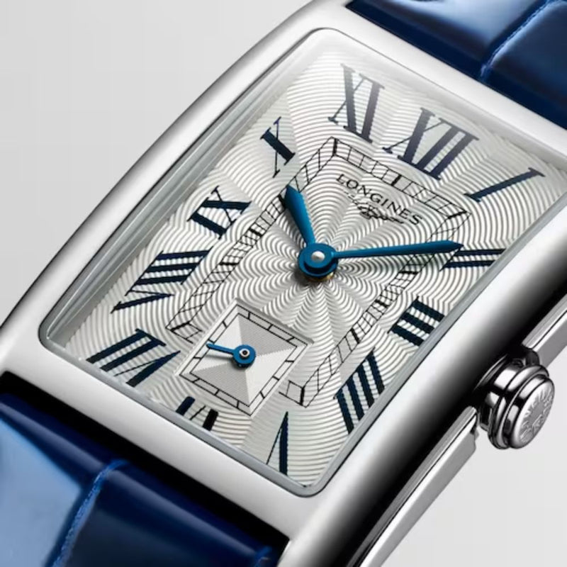 Longines Dolcevita Quartz 23.3mm x 37mm Navy Leather Watch L55124717