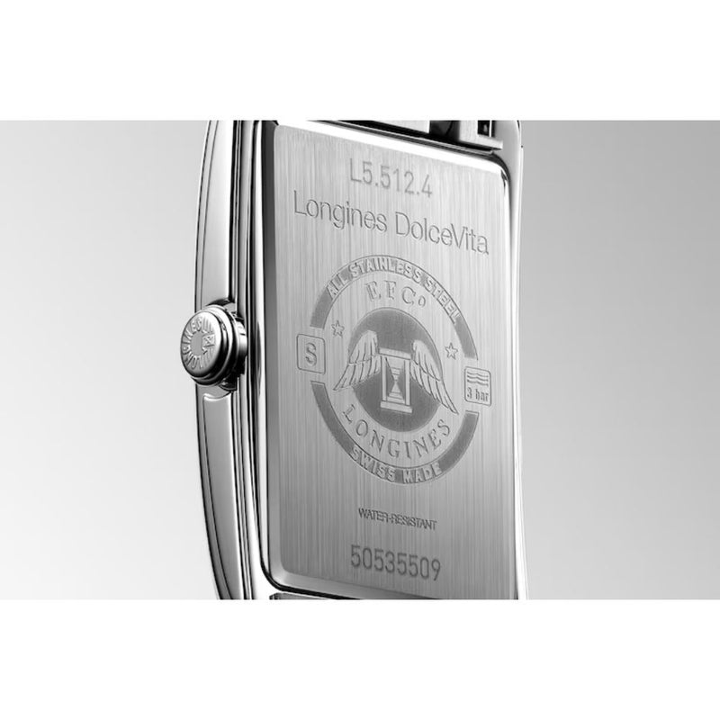 Longines DolceVita Quartz Stainless Steel 23.3mm x 37mm Watch L55124936