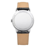 Baume et Mercier Classima 10324 Quartz Blue Dial Black Leather 40mm Watch M0A10324