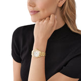 Michael Kors Everest Quartz Gold Steel 33mm Ladies Watch MK7363