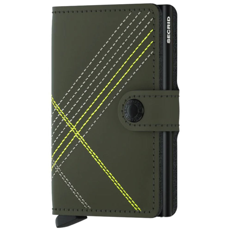 Secrid Miniwallet Stitch Linea Lime