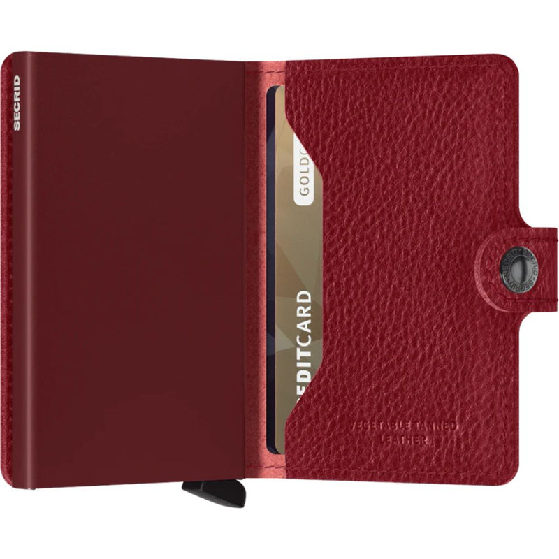 Secrid Miniwallet Vegetable Tanned Rosso Bordeaux