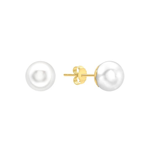 9ct Gold Cultured freshwater Pearl Stud Earrings