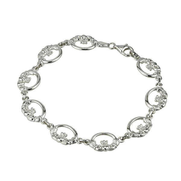 Sterling Silver Claddage Link Bracelet