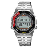 Seiko Quartz Silver Steel 37mm Digital Watch SMGG19P1