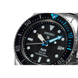 Seiko Prospex Solar Padi Edition Silver Steel Black Dial 38.50mm Watch SNE575P1