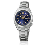 SEIKO 5 Sports SNXS Automatic Silver Steel Blue Dial 32mm Watch SRE021K1