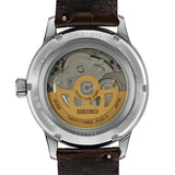 SEIKO Presage Automatic Blue Dial Leather Strap 40.5mm Watch SRPB15J1