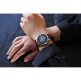 SEIKO Presage Automatic Blue Dial Leather Strap 40.5mm Watch SRPB15J1
