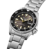 SEIKO 5 Sports SNXS Automatic Silver Steel Grey Dial 38mm Watch SRPL79K1