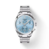 Tissot PR 100 Quartz Silver Steel Ice Blue Dial 40mm Watch T1504171135100