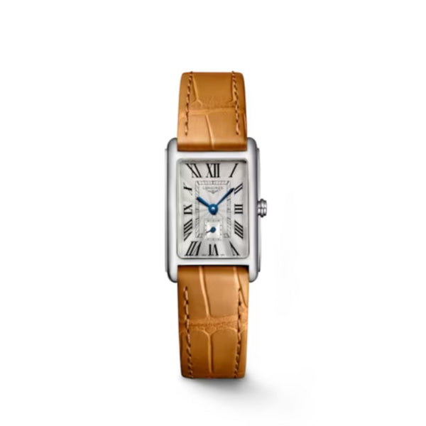 Longines DolceVita Quartz Beige Alligator Strap Ladies Watch L52554714
