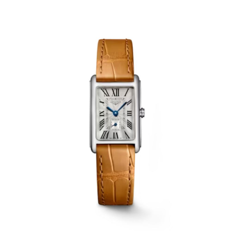 Longines DolceVita Quartz Beige Alligator Strap Ladies Watch L52554714