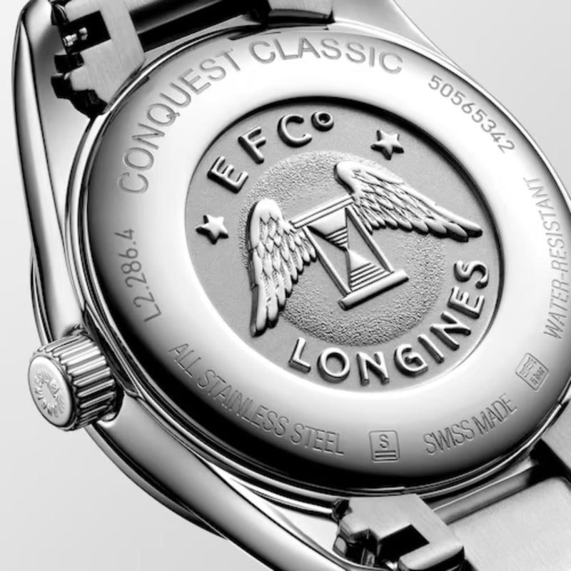 Longines Conquest Classic Quartz Blue Dial 29.5mm Ladies Watch L22864926